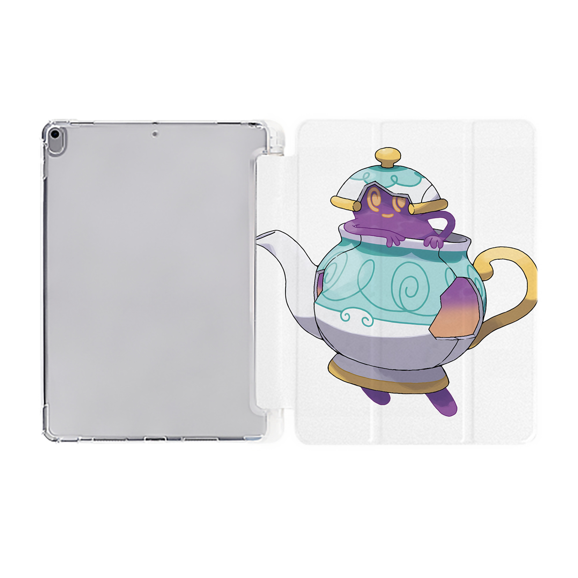（画像用） ポケットモンスター Pokémon IPad ケース ペン収納付き 三つ折りスタンド PUレザー×シリコン 対応機種9.5/10.5/10.9インチ